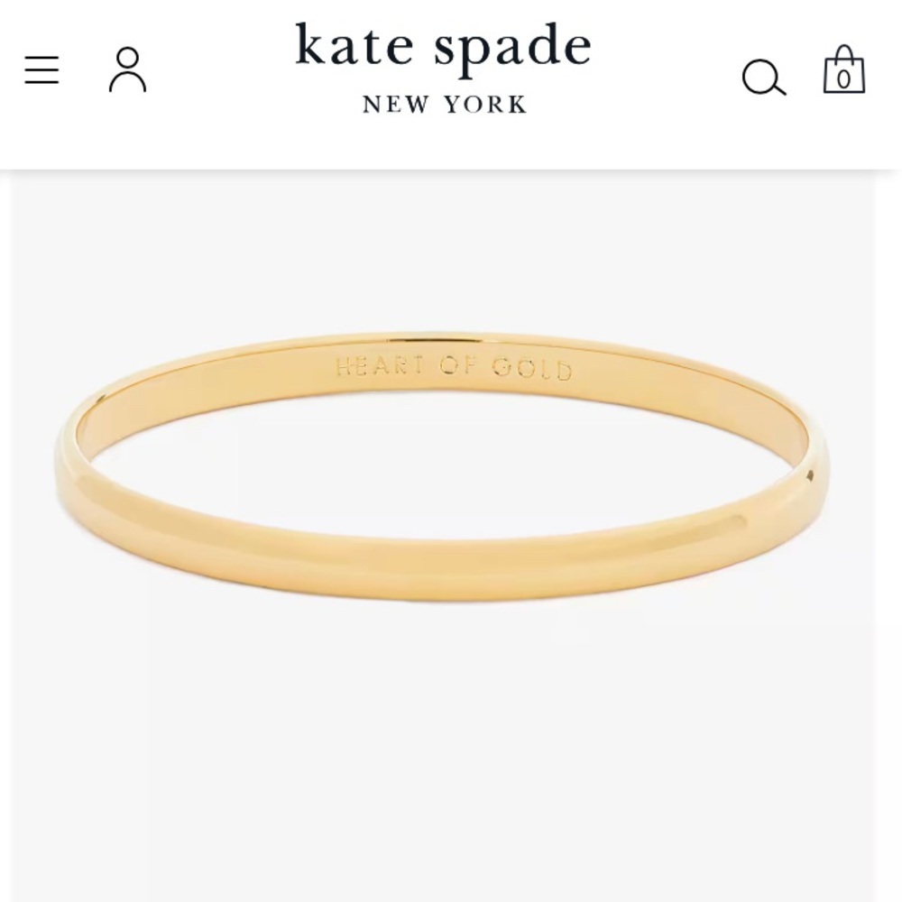 Kate Spade Heart of Gold Bangle